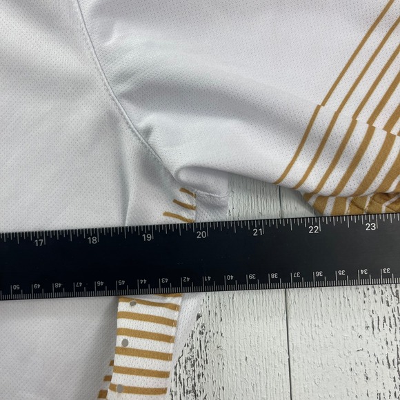 Nike UNAM Pumas Banamex Soccer Jersey 2015 Men's Large White Gold Dri-FIT - Picture 8 of 8